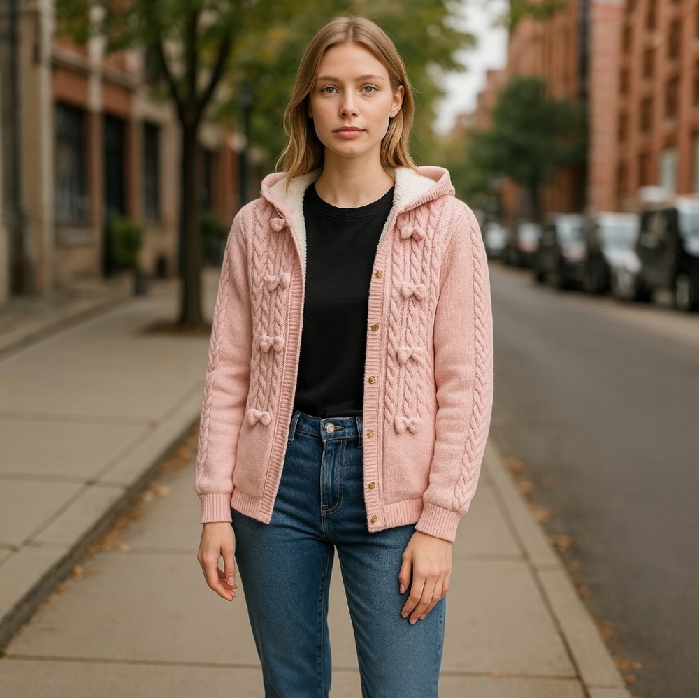 Baker by Ted Baker Pink Knit Jacket